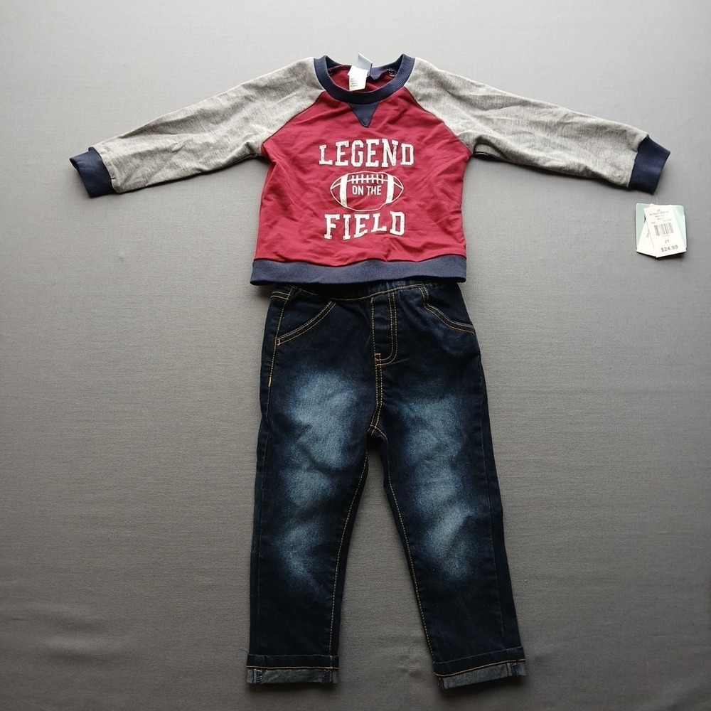 Little Lad 2T Legend On The Field Pant Set Boys NWT‎